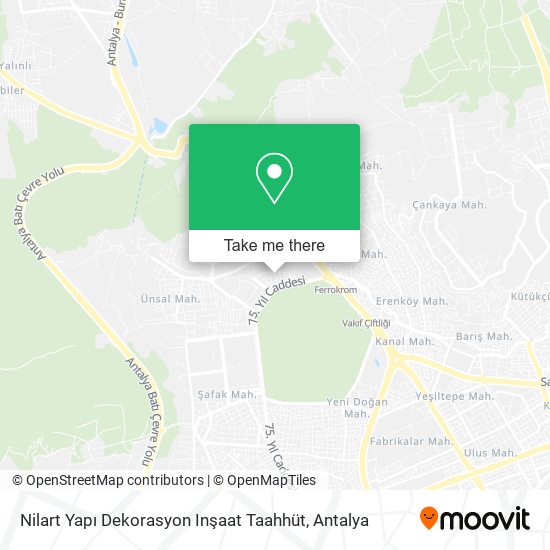 Nilart Yapı Dekorasyon Inşaat Taahhüt map