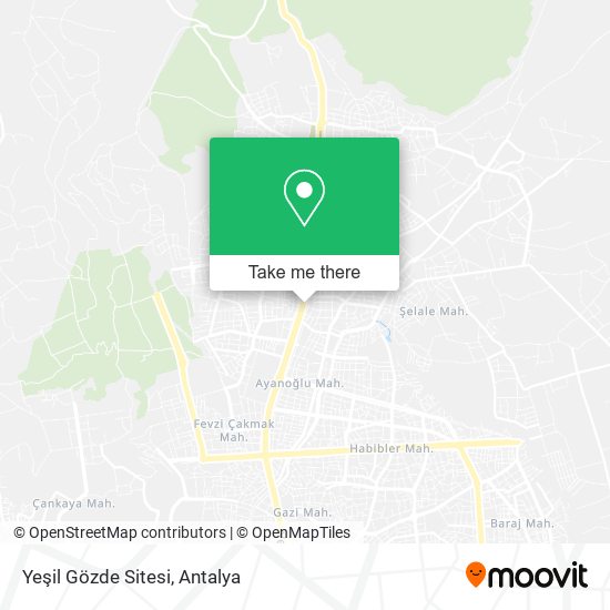 Yeşil Gözde Sitesi map