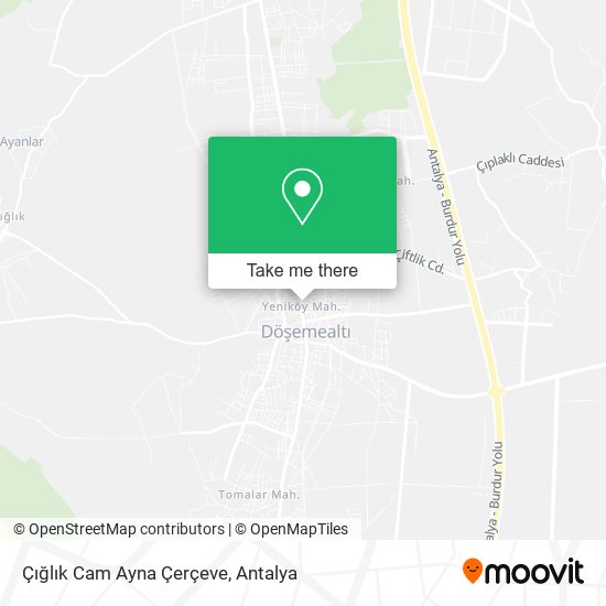 Çığlık Cam Ayna Çerçeve map