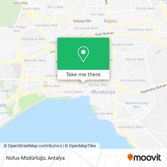 Nüfus Müdürlüğü map