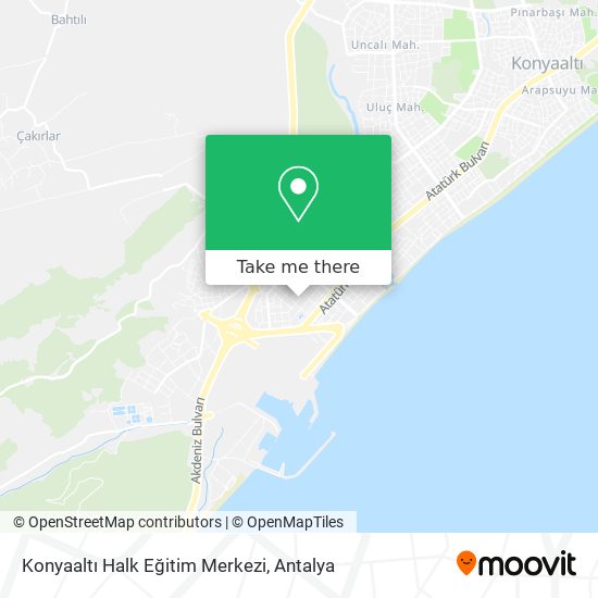 Konyaaltı Halk Eğitim Merkezi map