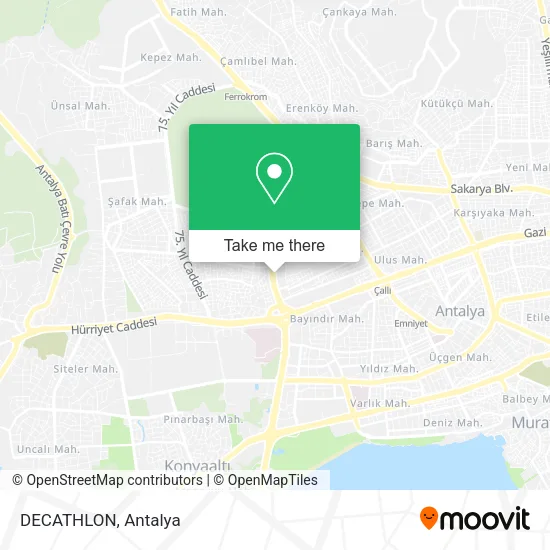DECATHLON map