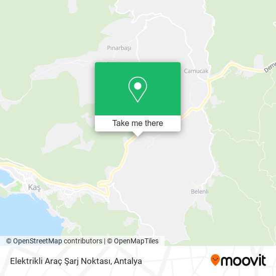Elektrikli Araç Şarj Noktası map
