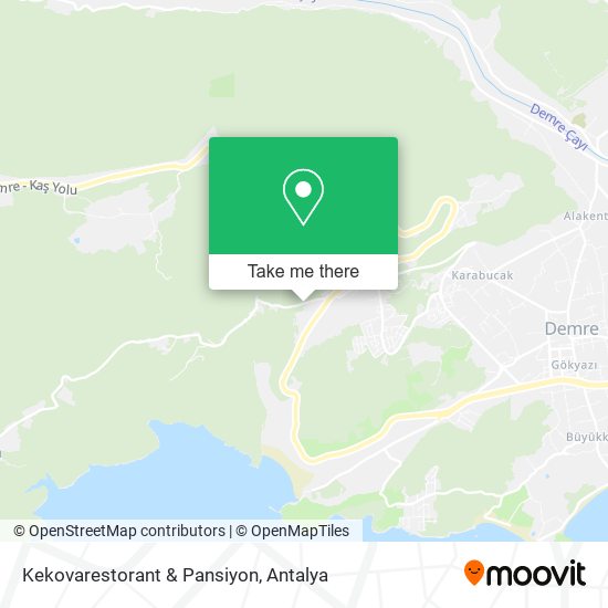 Kekovarestorant & Pansiyon map