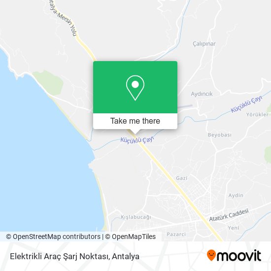 Elektrikli Araç Şarj Noktası map