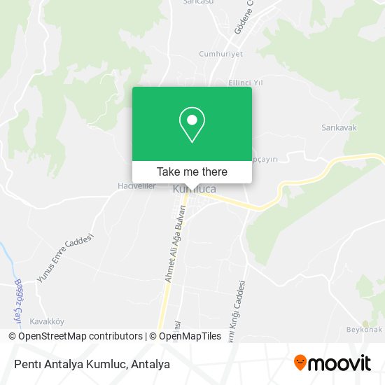 Pentı Antalya Kumluc map