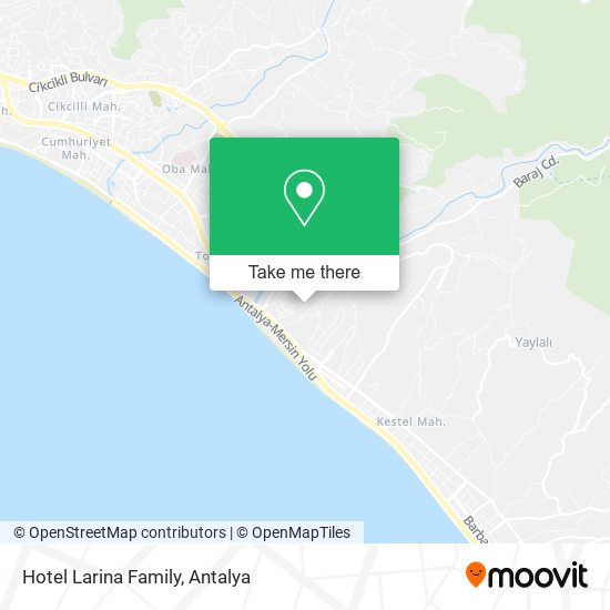 Hotel Larina Family map