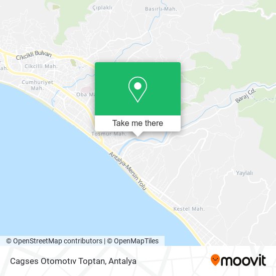 Cagses Otomotıv Toptan map