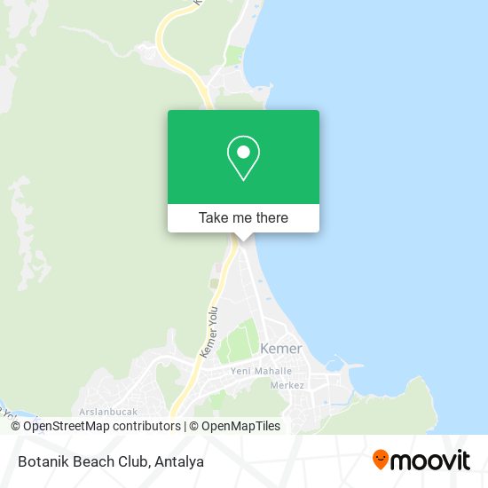 Botanik Beach Club map