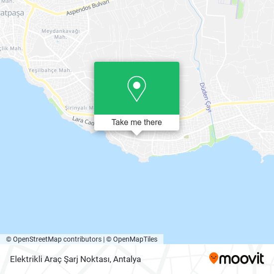 Elektrikli Araç Şarj Noktası map