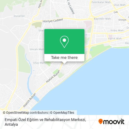 Empati Özel Eğitim ve Rehabilitasyon Merkezi map