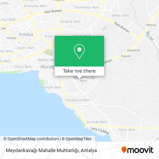 Meydankavağı Mahalle Muhtarlığı map