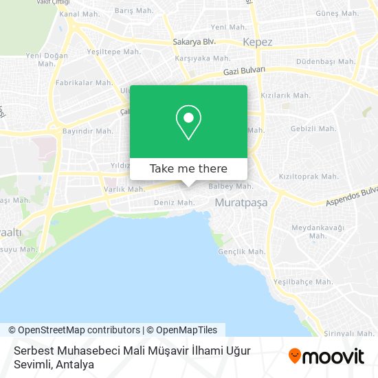 Serbest Muhasebeci Mali Müşavir İlhami Uğur Sevimli map