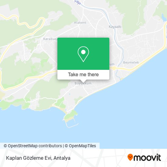 Kaplan Gözleme Evi map