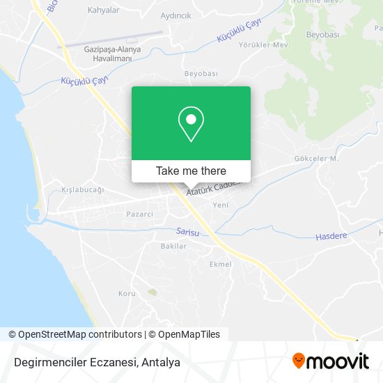 Degirmenciler Eczanesi map