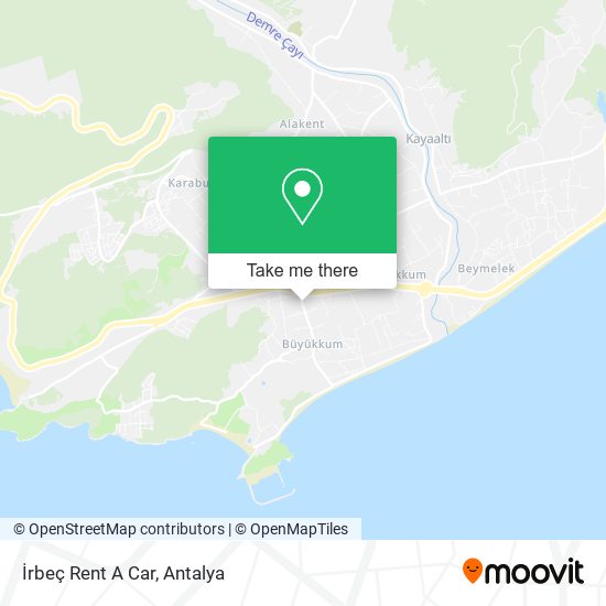 İrbeç Rent A Car map