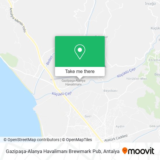 Gazipaşa-Alanya Havalimanı Brewmark Pub map