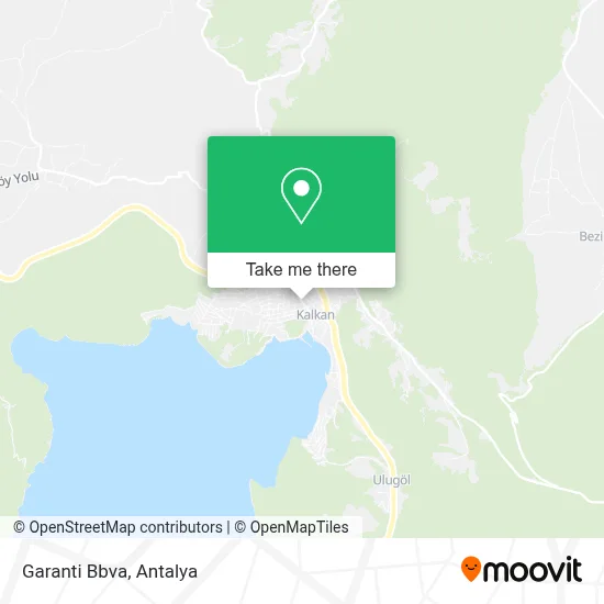 Garanti Bbva map