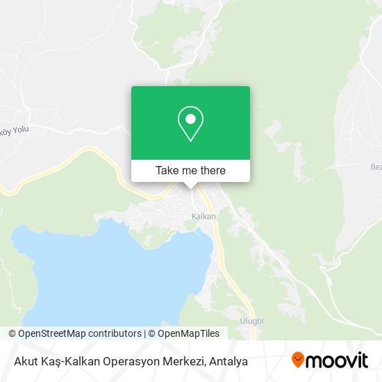 Akut Kaş-Kalkan Operasyon Merkezi map