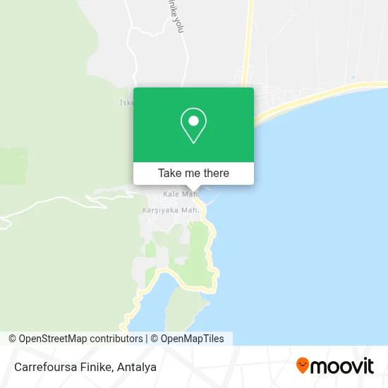 Carrefoursa Finike map
