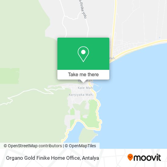 Organo Gold Finike Home Office map