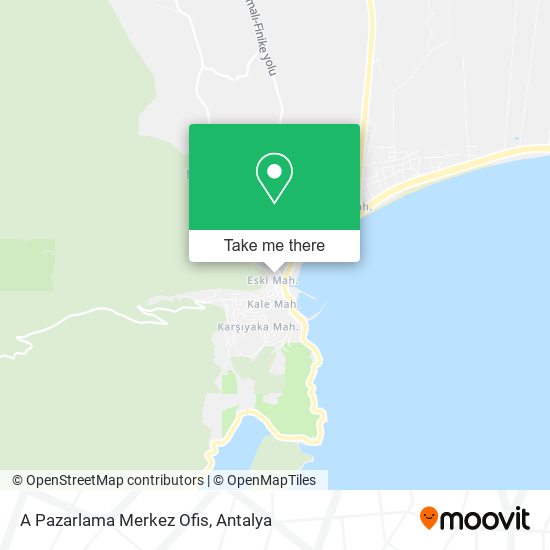 A Pazarlama Merkez Ofis map