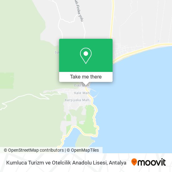 Kumluca Turizm ve Otelcilik Anadolu Lisesi map