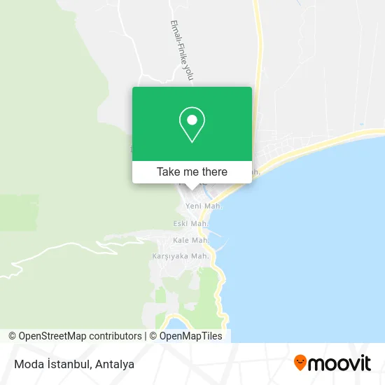 Moda İstanbul map