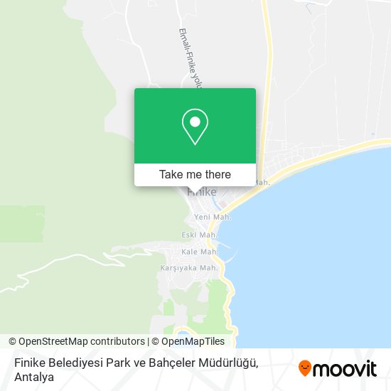 Finike Belediyesi Park ve Bahçeler Müdürlüğü map