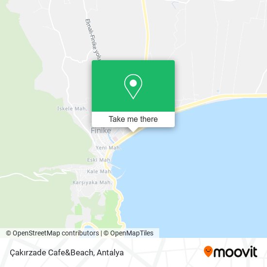 Çakırzade Cafe&Beach map
