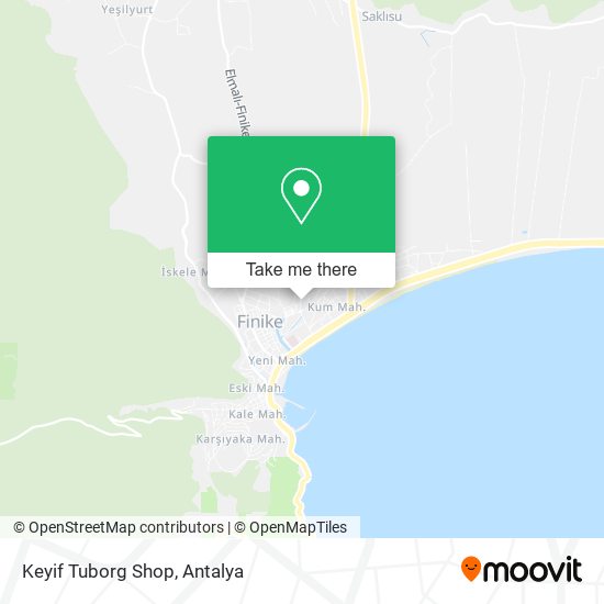 Keyif Tuborg Shop map