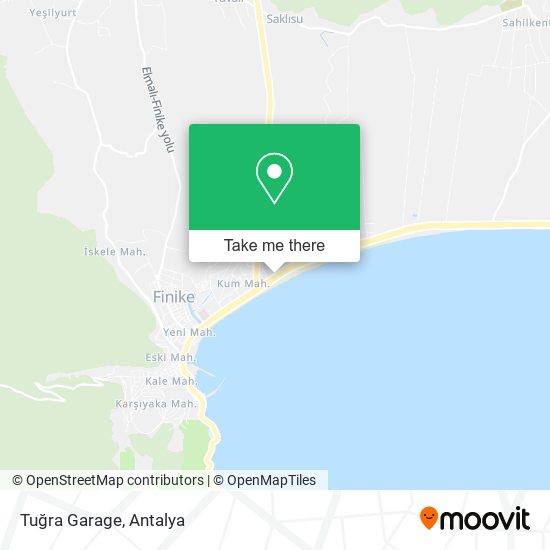 Tuğra Garage map