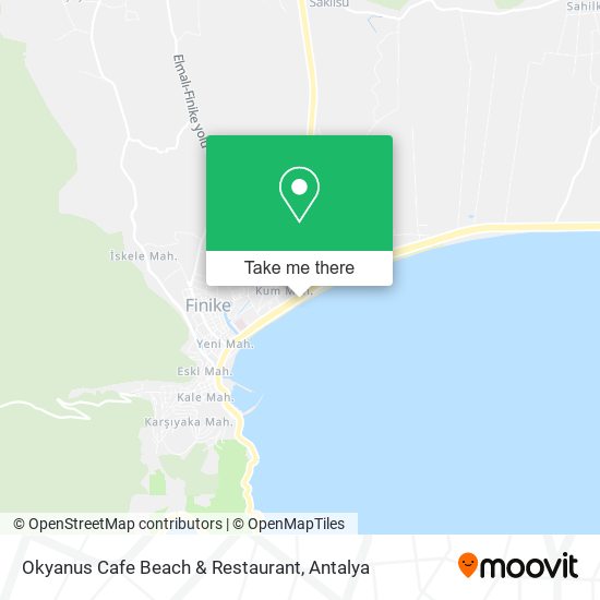 Okyanus Cafe Beach & Restaurant map
