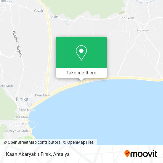 Kaan Akaryakıt Fınık map