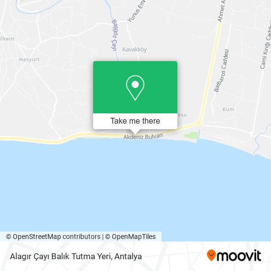Alagır Çayı Balık Tutma Yeri map