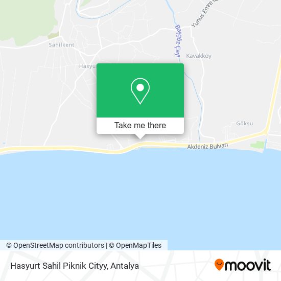 Hasyurt Sahil Piknik Cityy map
