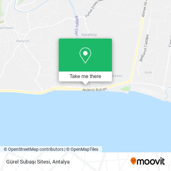 Gürel Subaşı Sitesi map