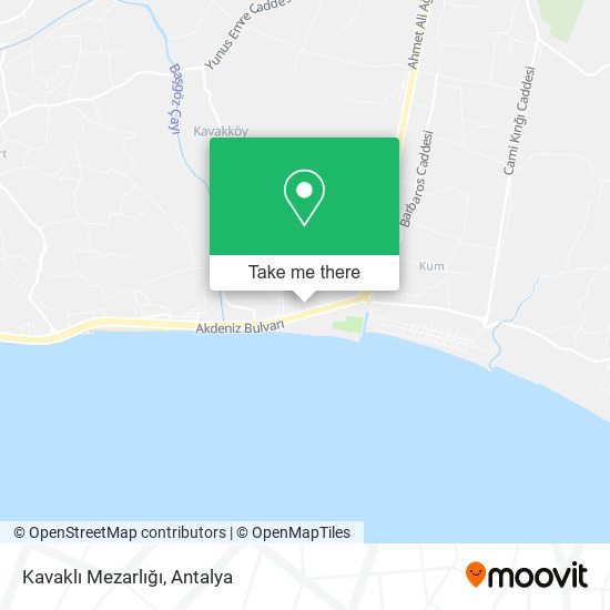 Kavaklı Mezarlığı map