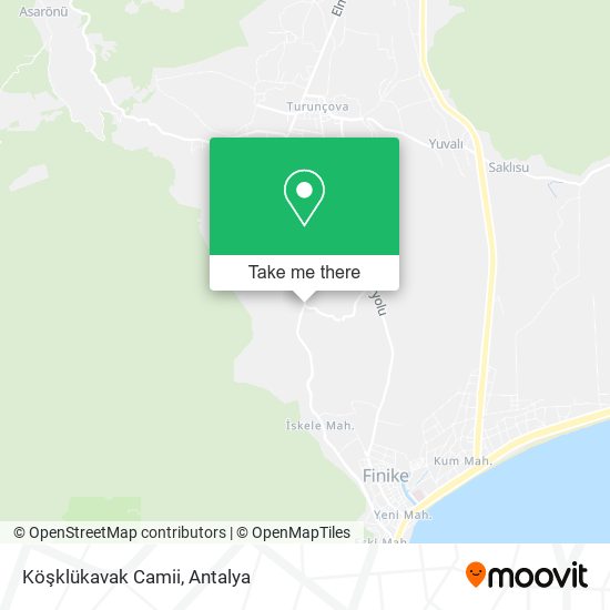 Köşklükavak Camii map