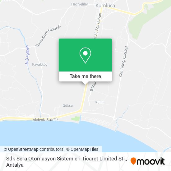 Sdk Sera Otomasyon Sistemleri Ticaret Limited Şti. map