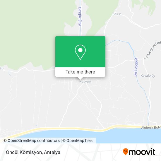 Öncül Kömisyon map