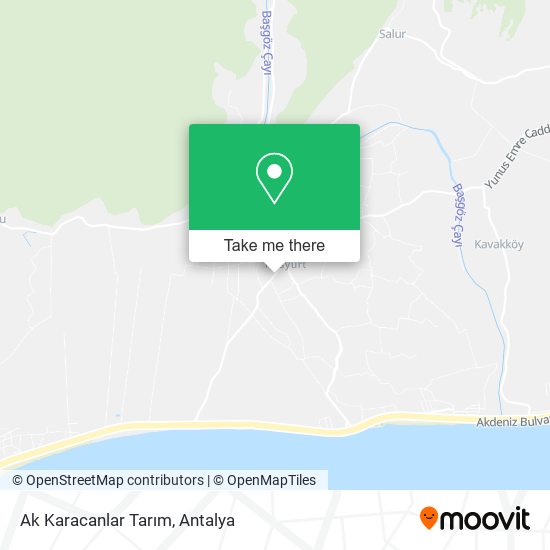 Ak Karacanlar Tarım map