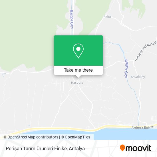 Perişan Tarım Ürünleri Finike map