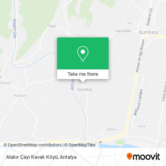 Alakır Çayı Kavak Köyü map