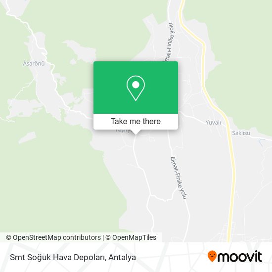 Smt Soğuk Hava Depoları map