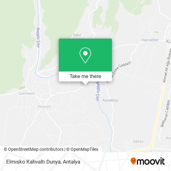 Elmısko Kahvaltı Dunya map