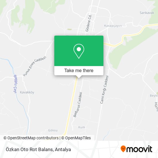 Özkan Oto Rot Balans map