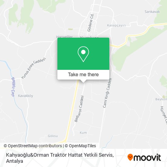 Kahyaoğlu&Orman Traktör Hattat Yetkili Servis map