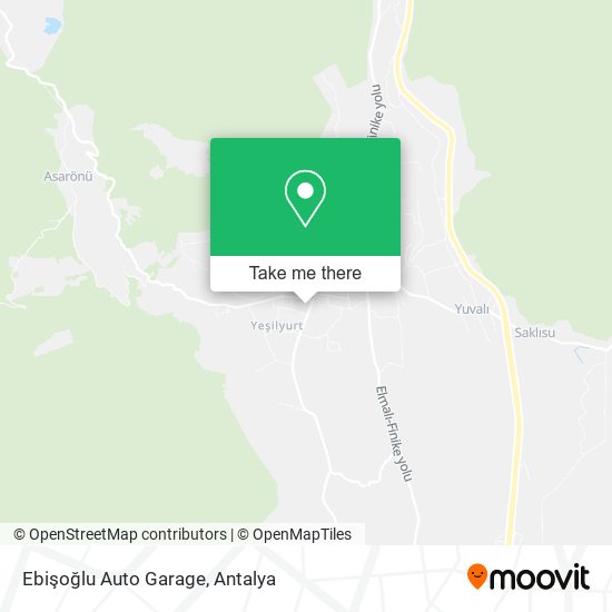 Ebişoğlu Auto Garage map