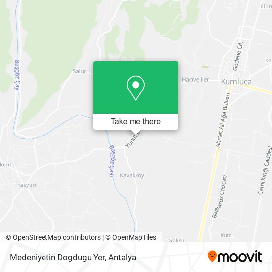 Medeniyetin Dogdugu Yer map